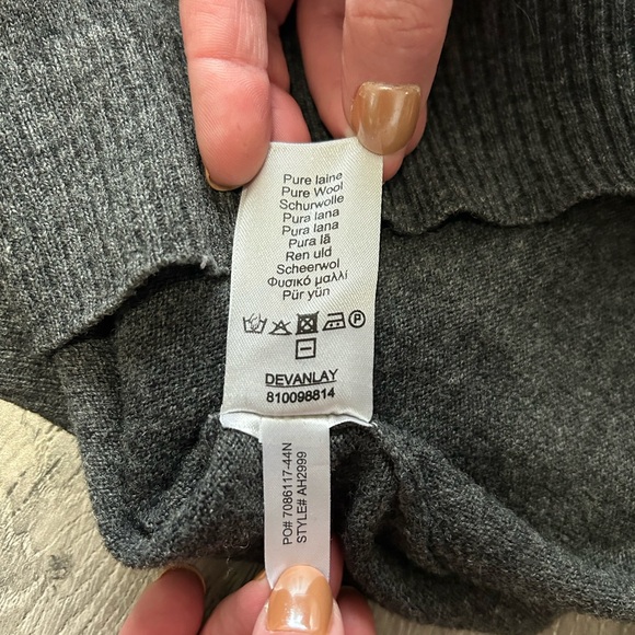 Men’s Vintage Lacoste Wool Full Zip Cardigan Size Small (3) - Picture 3 of 5